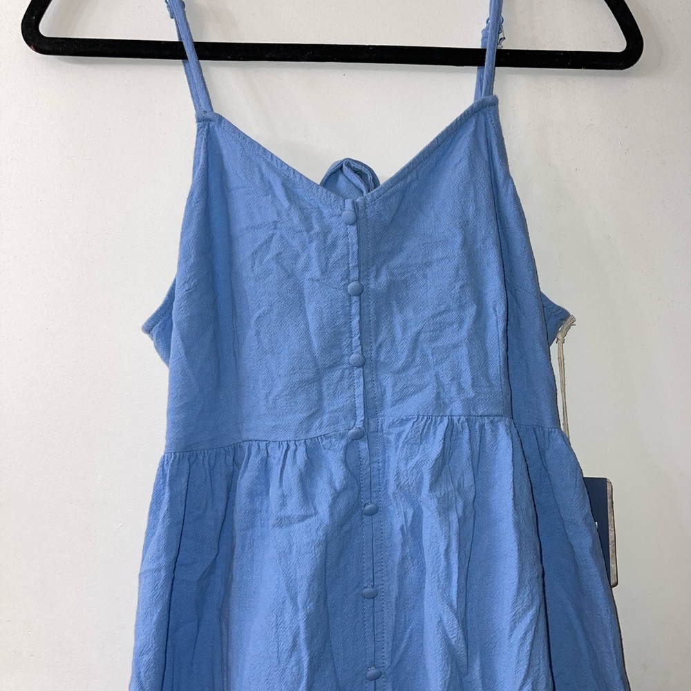 Universal Thread Blue Backless Dress - Picture 2 of 4